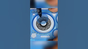 How many circles? 💈 Magic patterns Part 19 #shorts #spirograph #satisfying #asmr