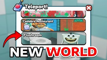 NEW Flushroom WORLD Leaks IN Brainrot Evolution UPDATE 34! 