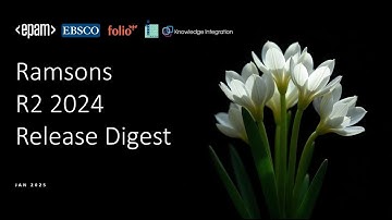 Ramsons (R2 2024) - Intro&Release notes