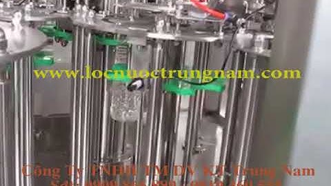 Dây chuyền sản xuất nước đóng chai - tự động