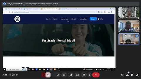 Presentasi Projek Akhir Semster Mata Kuliah Pemrograman Web