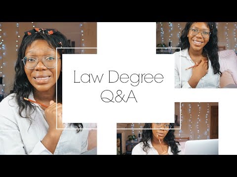 Видео: LAW DEGREE | Q&A | UNIVERSITY