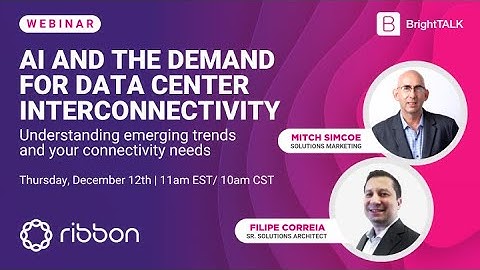 AI and the Demand for Data Center Interconnectivity