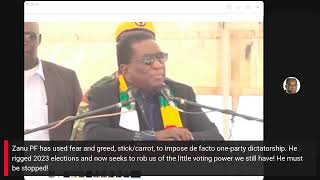Zanu P has used fear to impose de facto one-party dictatorship. We must dismantle it now or die!