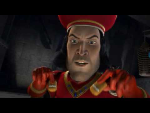 Shrek - Escena Lord Farquaad y la galleta