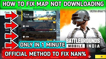 MAP DOWNLOAD ERROR IN BGMI 🔥 HOW TO FIX MAP NOT DOWNLOADING IN BGMI 🔥 BGMI TDM DOWNLOAD PROBLEM