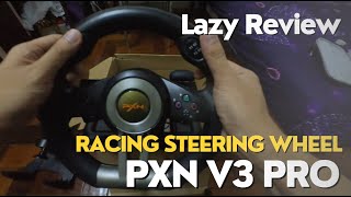 PXN V3 Pro Gaming Steering Wheel For PC,PS3,PS4 Unboxing & Testing -  Chatpat toy tv 