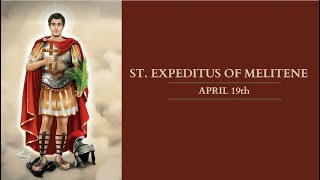 Saint of the day  Expeditus of Melitene  April 19 #saintoftheday #catholic #christianity