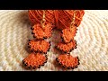 🎀 Crochet Earrings 🎀 Dangling Chain Earrings (0137)