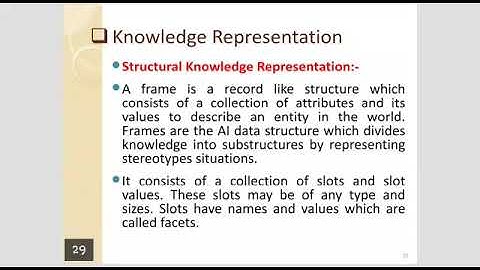 AI- Artificial Intelligence-TE CSE-IT- Knowledge Representation