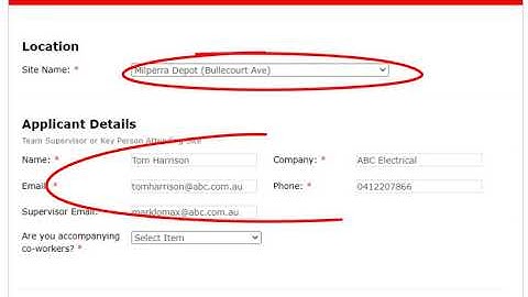 Permit to Work - A Submission Process