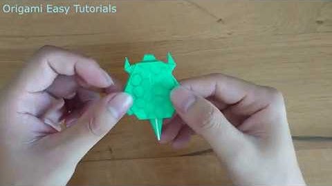 ORIGAMI_ Turtle (Con rùa)
