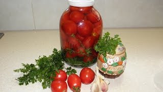 видео Рецепт малосольных помидоров быстрого приготовления