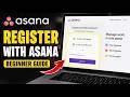 How to register with Asana for portfolio management setup - Beginner Guide
