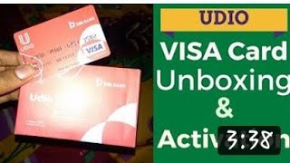 Unboxing Udio wallet ATM CARD बिना बैंक जाये ATM अपने घर मगये सिर्फ मोबाइल से TECH GURU HINDI