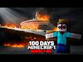 I Spent 100 Days in a Haunted Shipwreck in Hardcore Minecraft... Here's What Happened