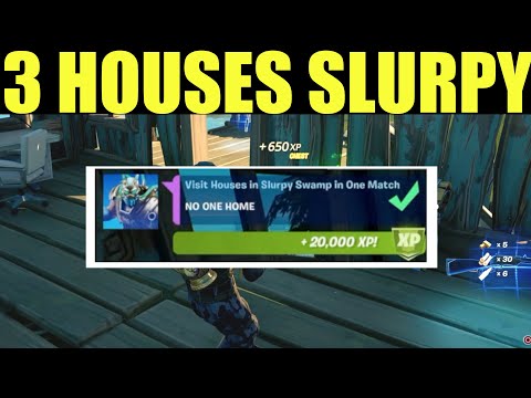 Slurpy Swamp HOUSES Locations! Visit Houses in Slurpy Swamp In one Match – Week 7 Challenge Guide