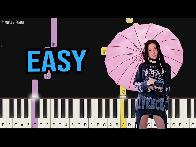 BLACKPINK - The Happiest Girl | EASY Piano Tutorial by Pianella Piano class=