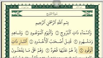ايات من سورة البروج  بصوت القارئ وديع اليمني