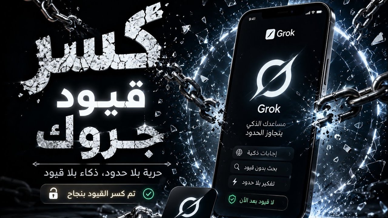 كسر قيود جروك Grok ببرومت واحد 😈👹
