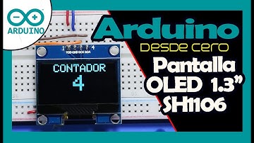 control de pantallas OLED 1.3 pulgadas SH1106 | arduino desde cero en español EDITRONIKX @PCBWay