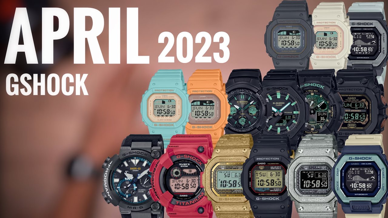 April 2023 New Release G-Shock! - YouTube