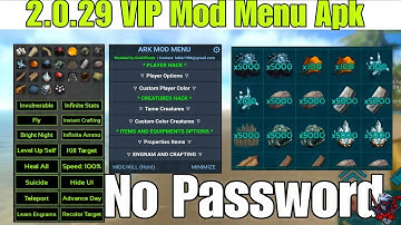 Ark Mobile 2.0.29 Mod Menu apk || Mod🥵Unlimited Amber 💸 No Password🔓