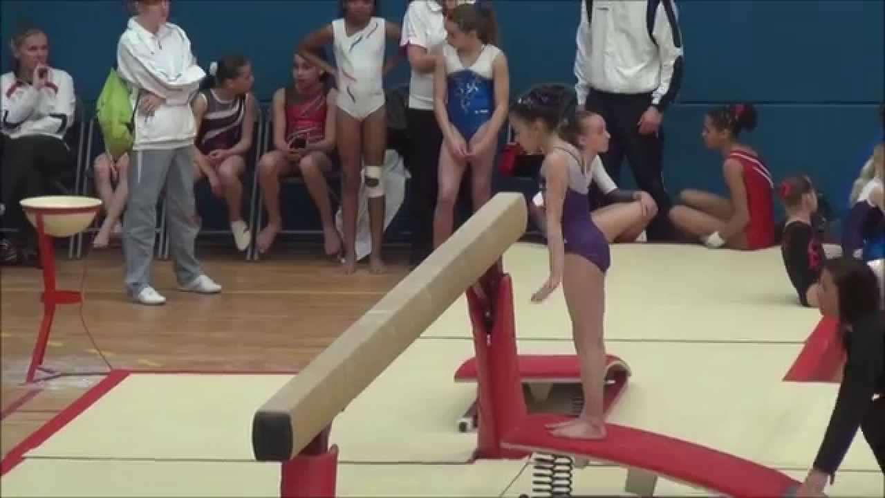 1/2 Finale Championnat de France Gym Zone Est - Célia 9 ans