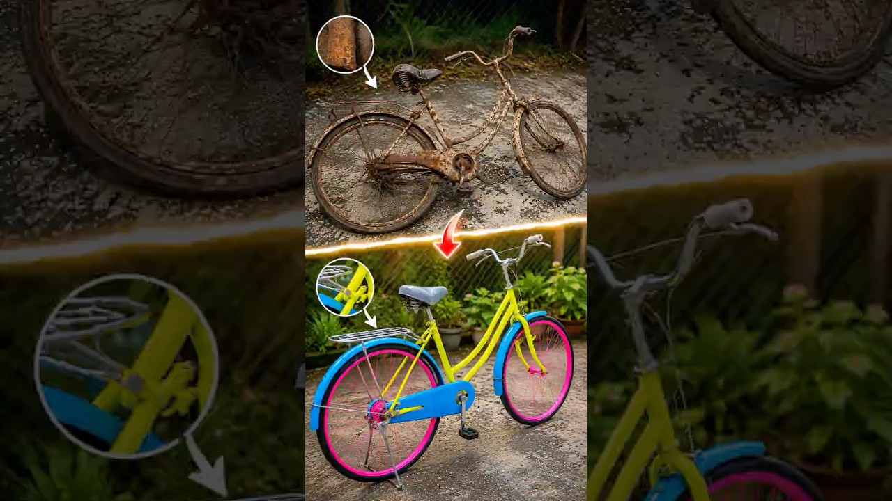 This Rusty Bicycle Looks Brand New Again!