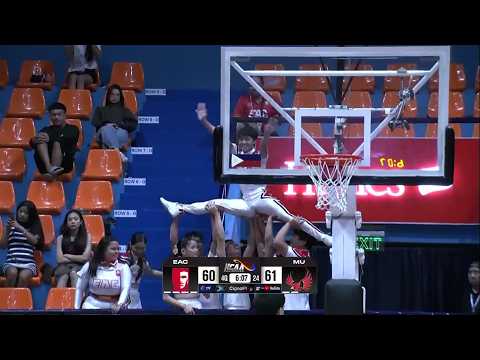 EAC'S cheering squad TRIES TO DISTRACT 🤣 Mapua from the FT line | NCAA Season 102 Men’s Basketball