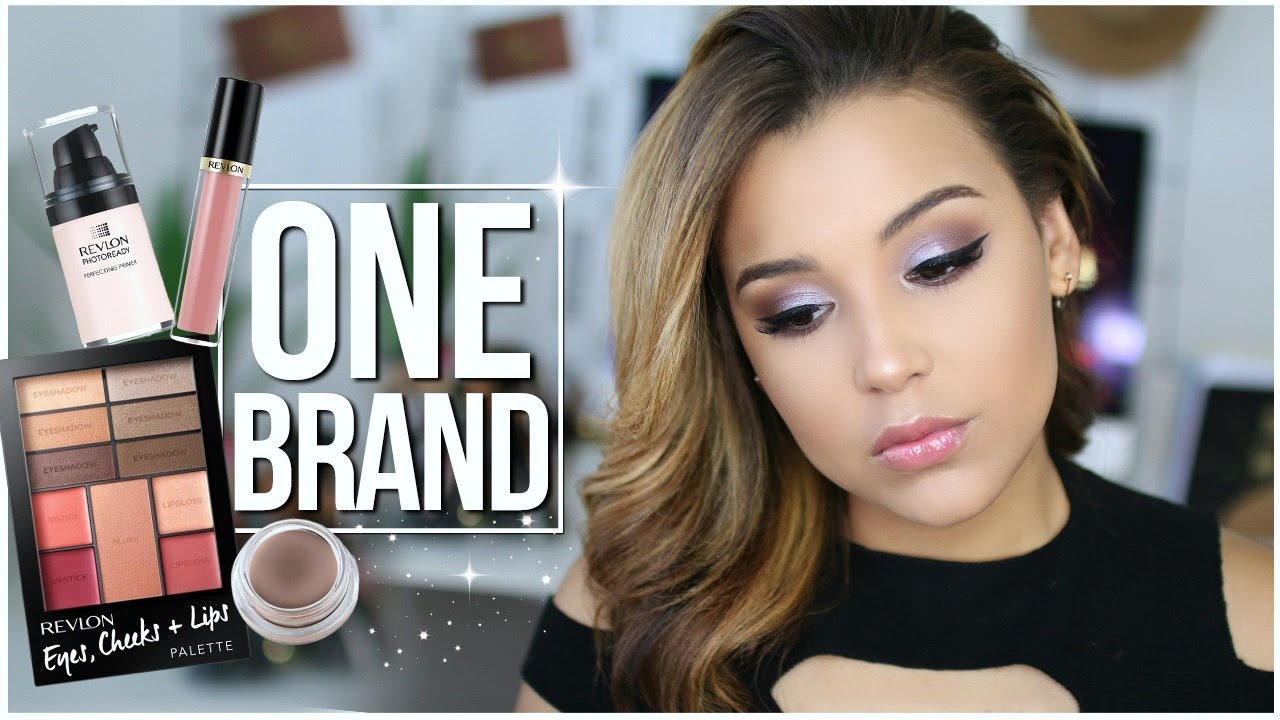 DRUGSTORE One Brand Makeup Tutorial REVLON YouTube