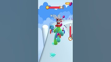 Blob Run 3d - Gameplay (level-21) #shorts