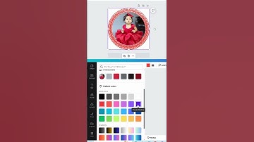 Social Media DP/ Profile Picture Frames: Color Change to Frame #shorts #canva #frame
