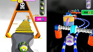 Going Balls Reverse Night Mode Ultimate Speedrun Battle Vs Normal