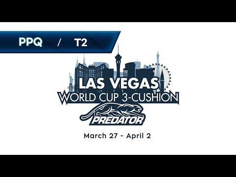 Video [Table 2] Las Vegas World Cup 3-Cushion 2022 - PPQ - youtube