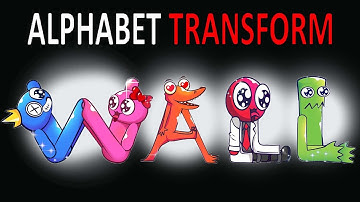 Alphabet Lore (A - Z...) But Transformed from RAINBOW FRIENDS Character | TDC Channel