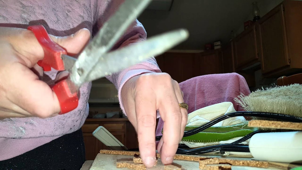 DIY Miniature Dollhouse Cork Bricks