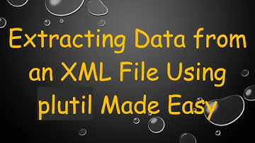 Extracting Data from an XML File Using plutil Made Easy