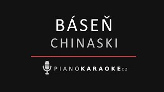 Chinaski - Báseň | Piano Karaoke Instrumental