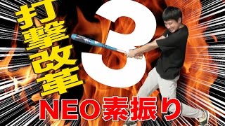 実戦的・ネオ素振り！目からウロコ 【打撃改革③】