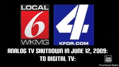 Episode 12 - Analog TV Shutdown To Digital TV | (June 12, 2009)