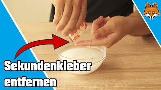 Sekundenkleber von der Haut entfernen ✓ - YouTube