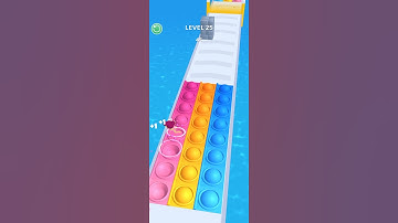 Pop it run gameplay walkthrough part All levels #shorts