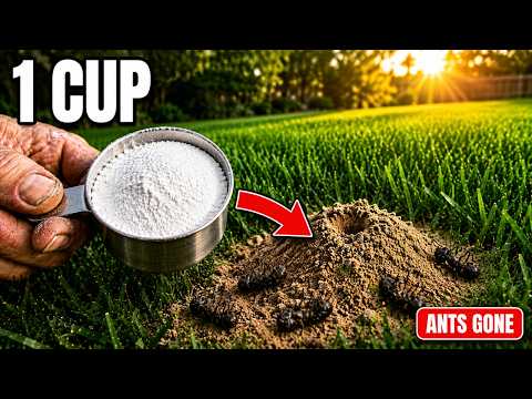1 Cup of This Destroys Every Ant Hill in Your Lawn — But Grass Grows Back Thicker