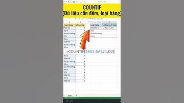 [Thủ thuật Excel] Đếm số lần xuất hiện có điều kiện bằng Hàm trong Excel #shorts