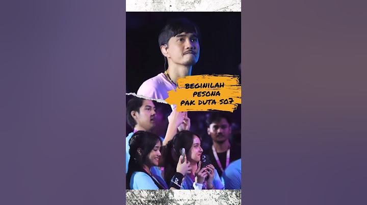 Artispun ga kedip liat Pak Duta Sheila on 7 #sheilaon7 Live from Clash Badminton