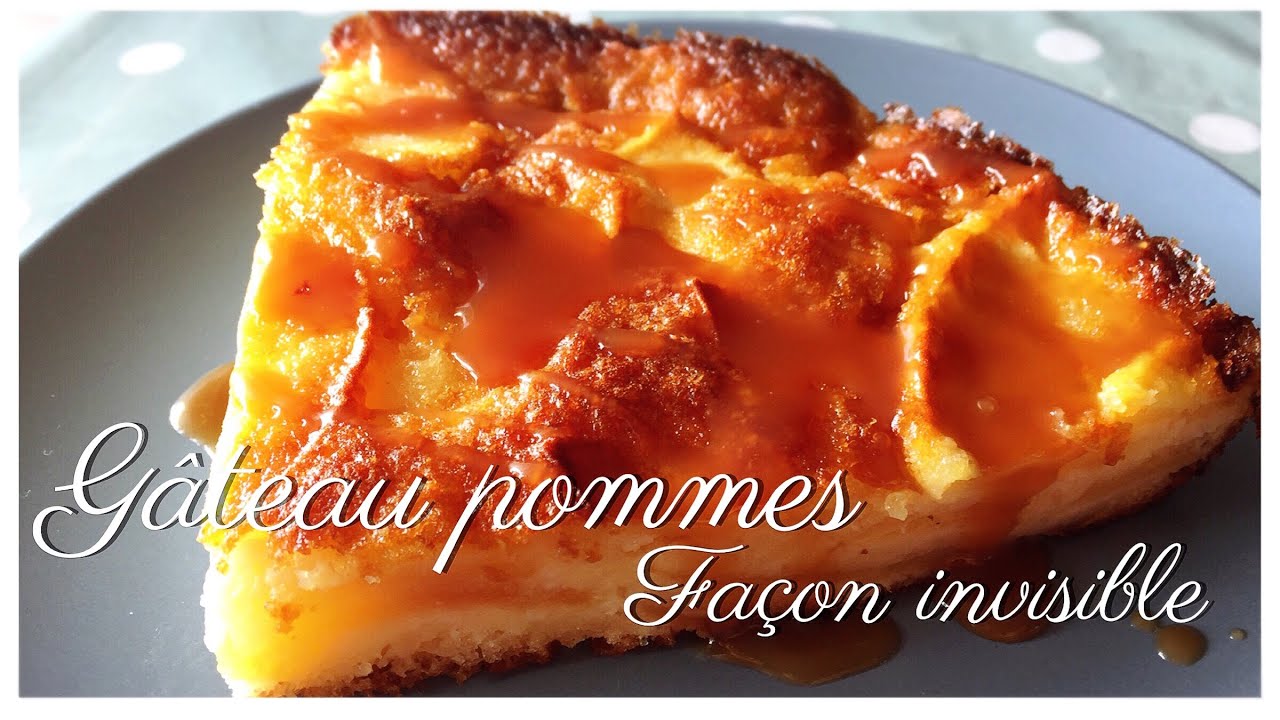 Gateau Pommes Facon Invisible Youtube Gateau Pommes Facon Invisible Youtube