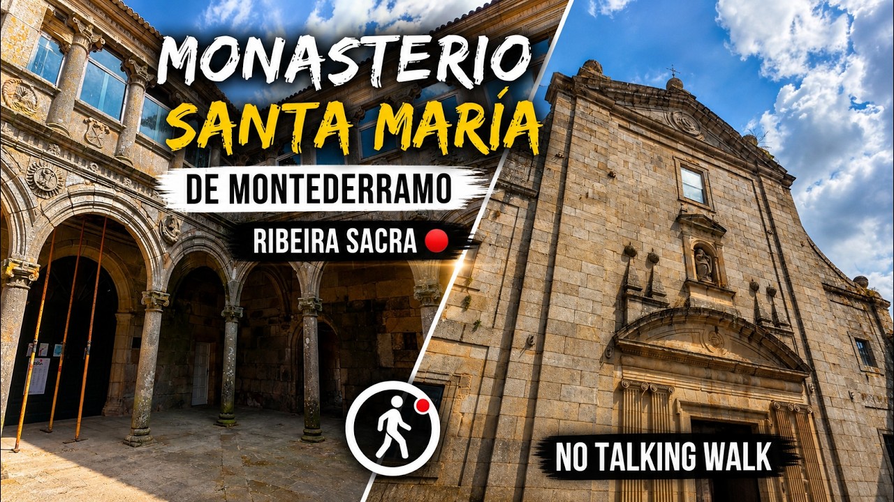 Monasterio de Santa María de Montederramo 🇪🇸 | No Talking Walk por la Ribeira Sacra