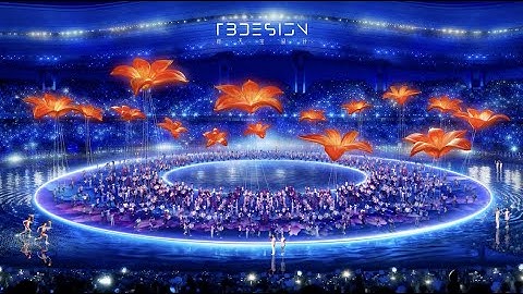 AIGC智绘十五运3-「飞花似火」TBdesign-Installation art