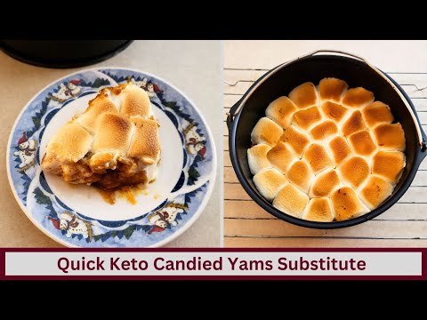 Quick And Delicious Keto Candied Yams or Sweet Potato Substitute (Nut Free and Gluten Free)